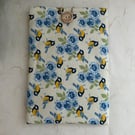 Kindle Paper White Cover, Padded Fabric Sleeve, Protector, Travel Case, Blue Tit