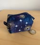 Constellation Print Quilted Fabric Mini Box Bag - Image 2