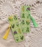 Spring Foraging Bookmark with Tassel