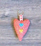 HEART KEYRING - soft tactile keyring - Image 1