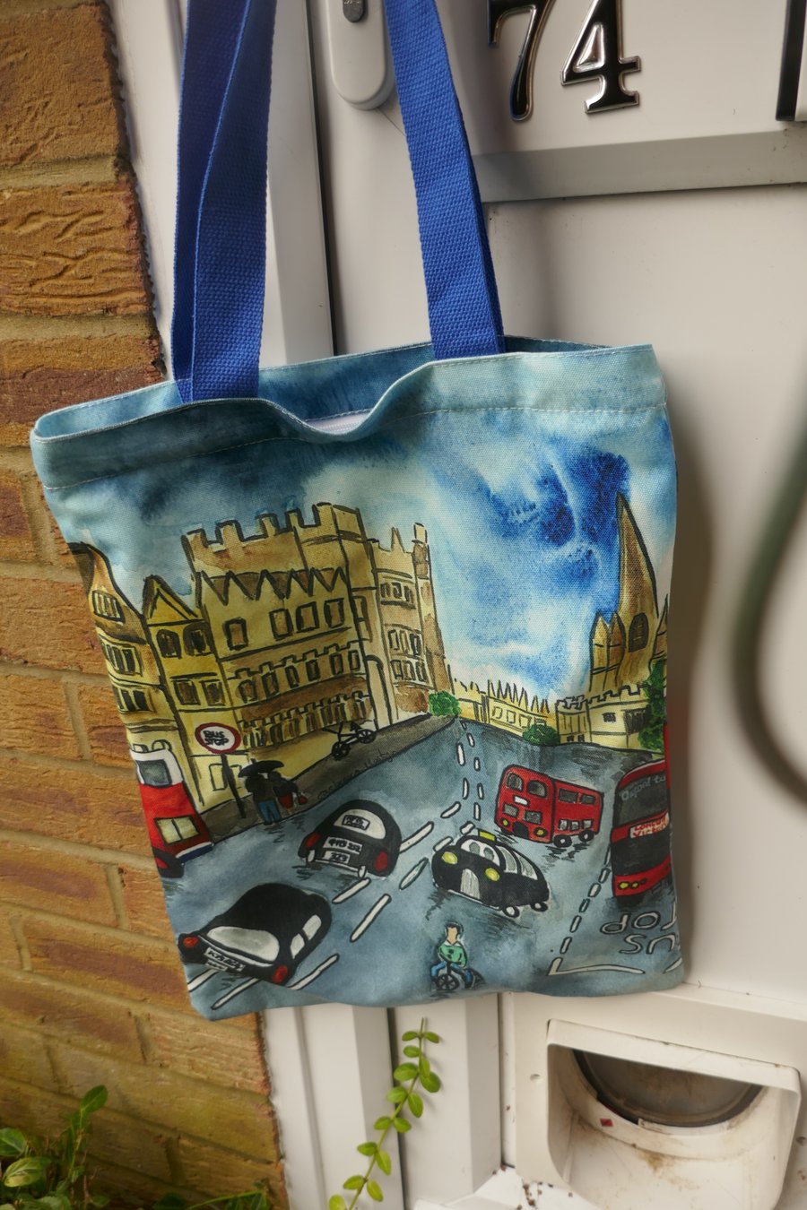 Oxford High Street Quirky Oxford Cotton Canvas Cotton Tote Bag
