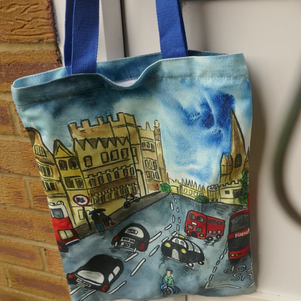 Oxford High Street Quirky Oxford Cotton Canvas Cotton Tote Bag