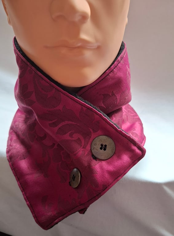 Home made fleece lined neck warmer