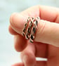 Celtic Copper Ring Twisted 2mm Wire - Chunky Thumb Ring Gift for Men Twist Ring - Image 7
