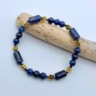 Lapis Lazuli Bracelet, September Birthday, Anniversary, Gemstone Jewellery Gifts