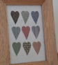 Summer Seconds   Embroidered Textile Heart Framed  - Image 2