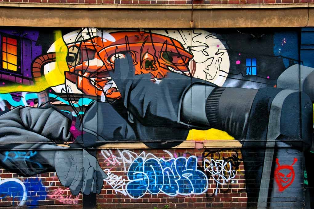 Street Art Graffiti Digbeth Birmingham UK Photograph Print