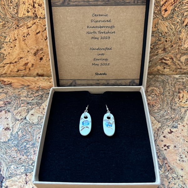 Handmade Ceramic Earrings Unique Sterling Silver Eco Friendly Gifts