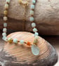 Necklace - Seaglass, Amazonite and seed beads Ref R12 - Image 9