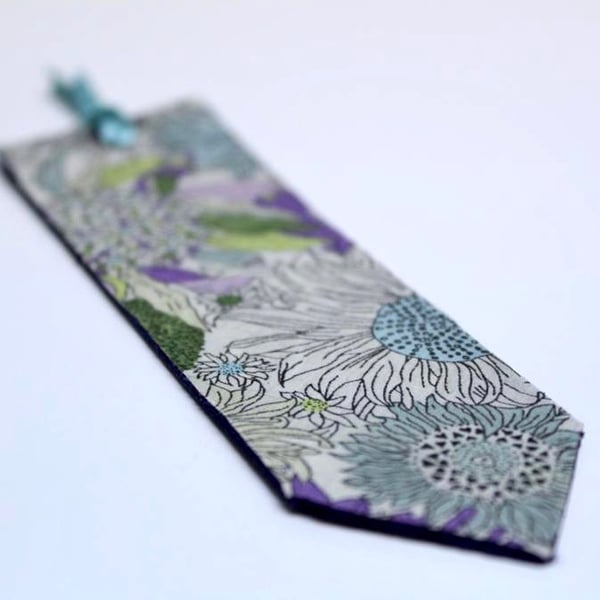 Handmade leather bookmark 