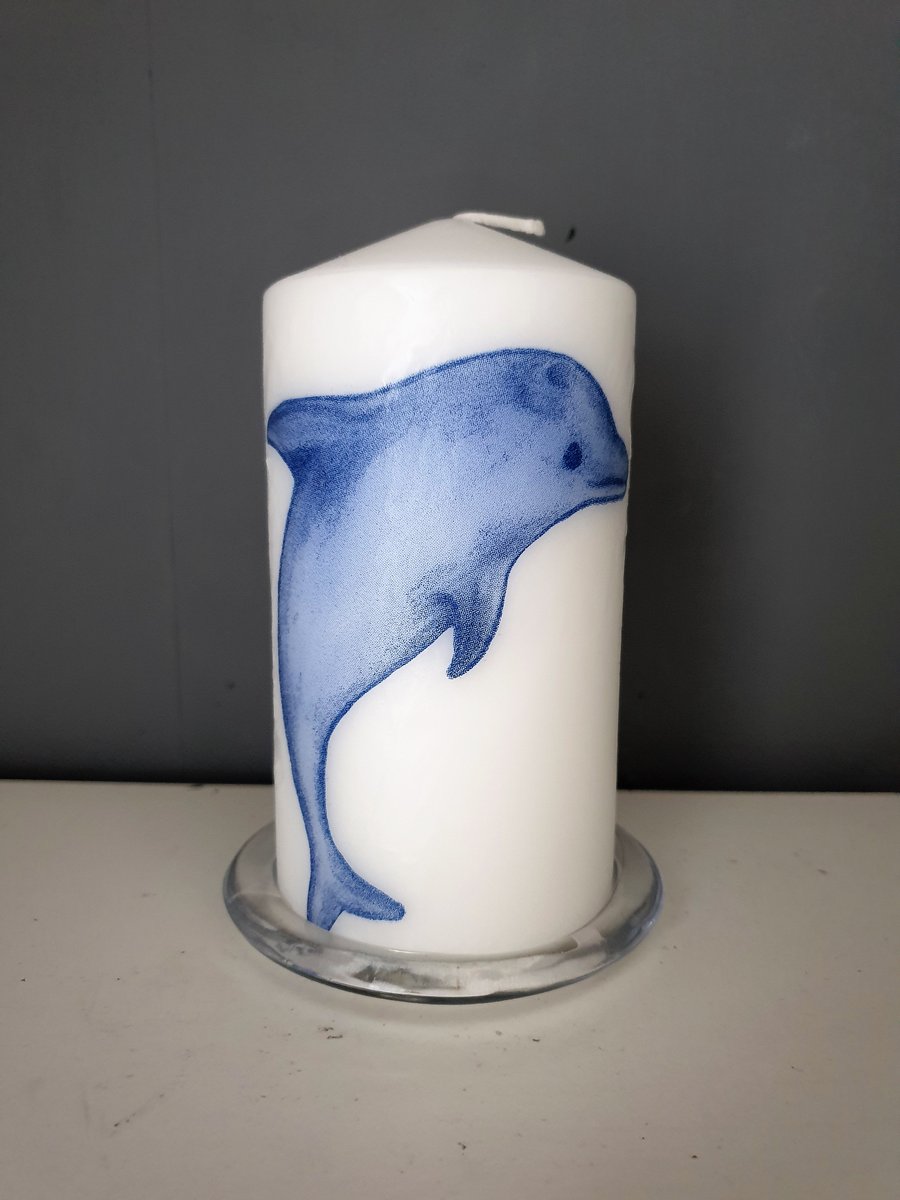 dolphin candle