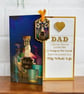 Birthday Card for Dad. Card for a Whisky Loving Dad.