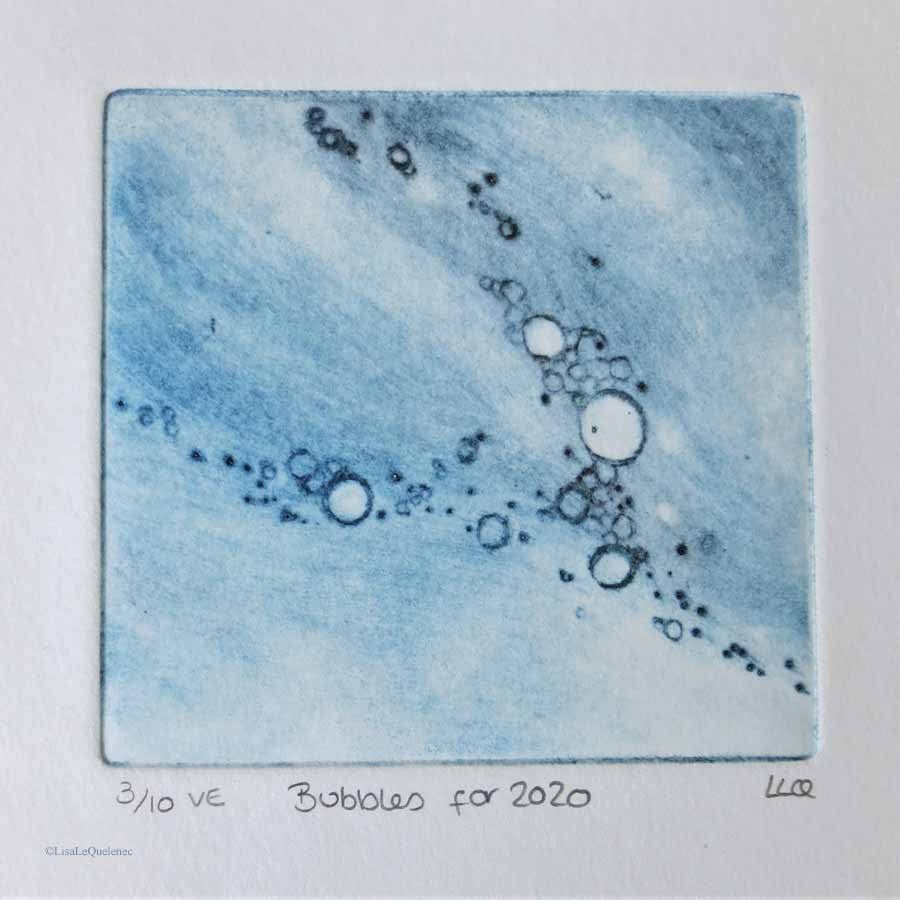 Bubbles 3 of 10 for 2020 charity print Red Cross Coronavirus Appeal