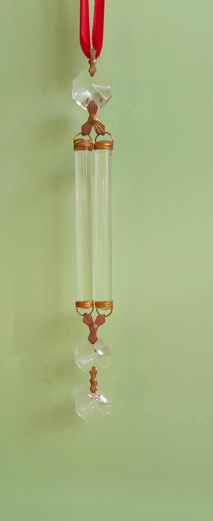 Vintage Cylindrical  Crystals