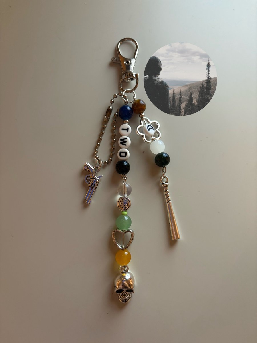 The Walking Dead Telltale video game inspired handmade keychain