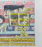 Embroidery shop original watercolour painting  - Image 2