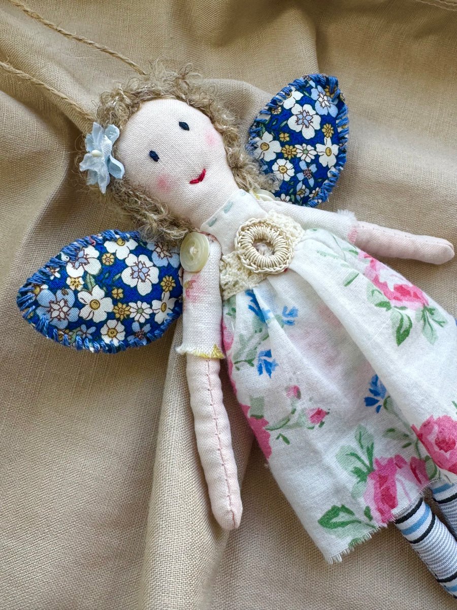 Handmade Fairy Cloth Doll Little Guardian Angel 