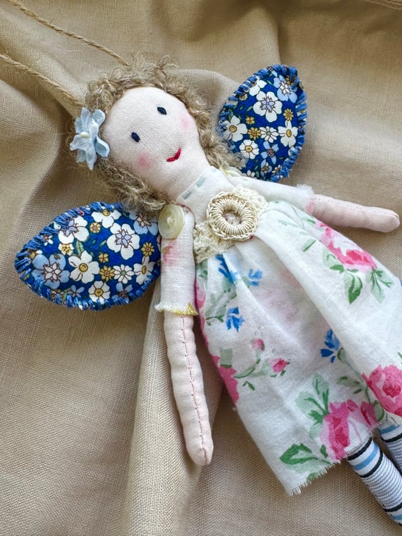 Handmade Fairy Cloth Doll Little Guardian Angel 