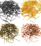 100pcs 16mm Short Metal Head Pin, DIY Jewellery Findings
