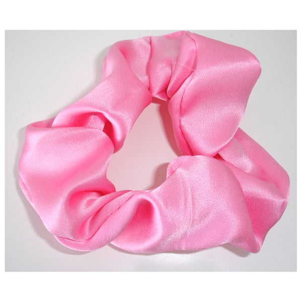 Mulberry Silk Hair Scrunchie Silk Hair Ties Pink