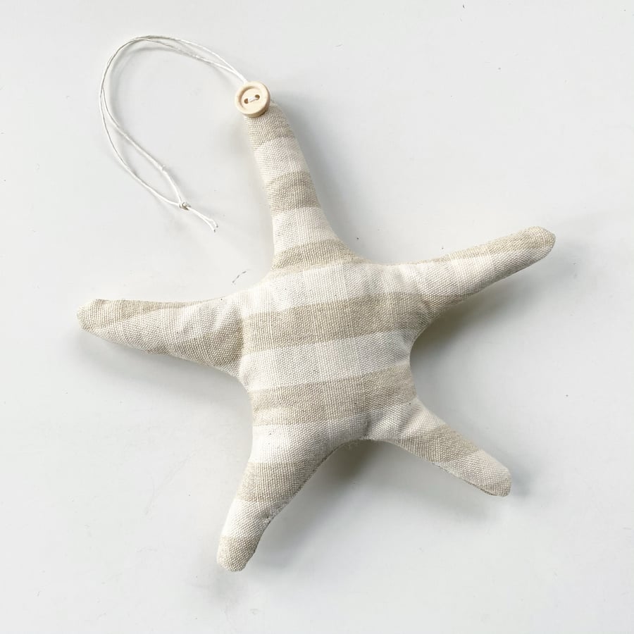 SALE - Starfish - sandy checks, lavender