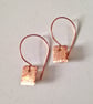 Zigzag Copper earrings  - Image 1