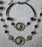 Handmade Fashion Necklace with Pendant & Bracelet - Image 2