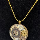 Hand crafted steampunk necklace