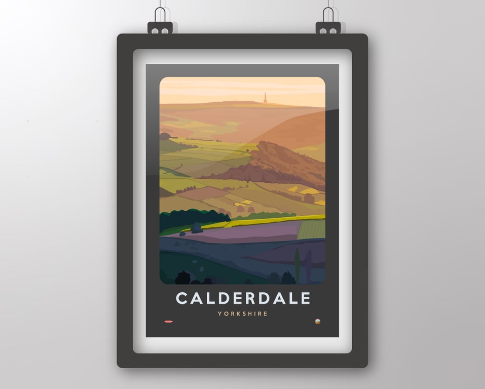 Calderdale, Art Print by Tiv