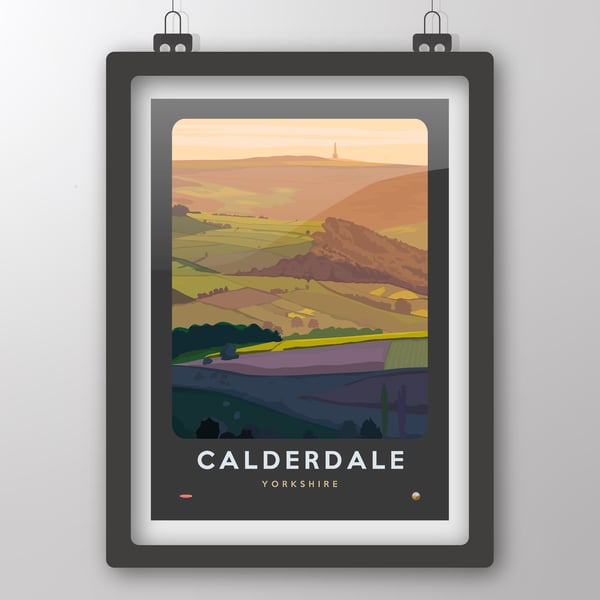 Calderdale, Art Print by Tiv