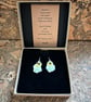 Handmade Earrings, Ceramic, Unique Earrings, Vintage, Eco Friendly Gifts. - Image 4