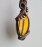 Natural Tigers Eye & Copper Pendant Necklace Gift Crystal Jewellery Jewelry - Image 10