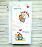 Squirrel Anniversary Card - handcrafted funny anniversary, birthday, valentine  - Image 2