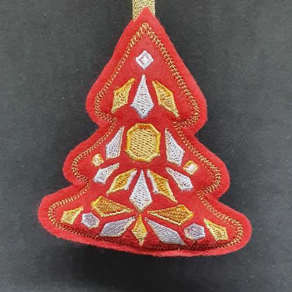 Bejeweled Christmas ornaments