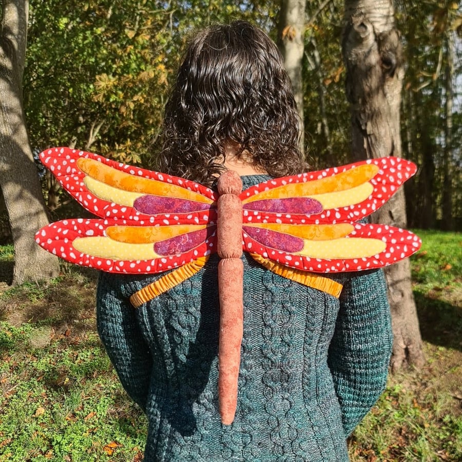 Dragonfly Wings - Toadstool - Folksy