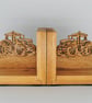 Tractor Bookends in Solid Oak - Image 2