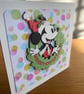 Disney Inspired Mickey Wreath Christmas Card - Image 2