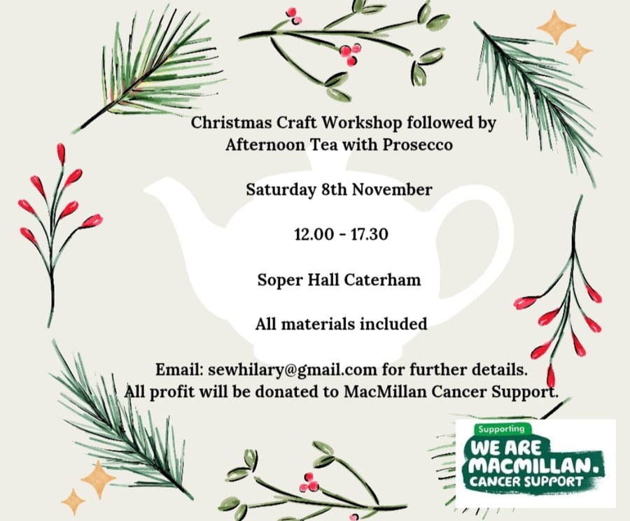 Christmas Crafternoon Tea Workshop 