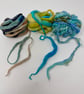 Scarf Kit: Ocean Blue Luxury Textured Wool Felt Scarf Kit - Image 4