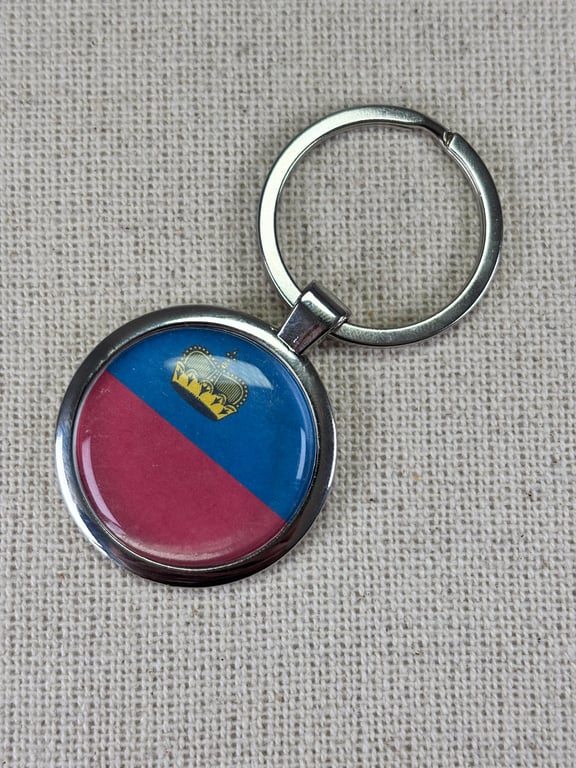 Liechtenstein Flag Keyring