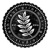 Ash Leaf Printmaking