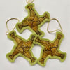 Brigids cross. Imbolc. Home decoration. 