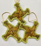 Brigids cross. Imbolc. Home decoration. 