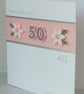 50th birthday card, paper quilling - Image 4