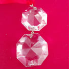 Christmas crystal decorations