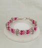 Pretty in Pink Wirework Bangle - 7.5 ins - Image 4