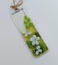 Fused Glass Myrtle Flower Suncatcher: Botanical Bedroom Decor - Image 10