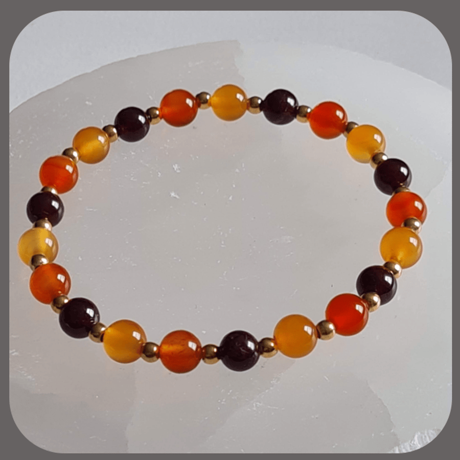 Carnelian, Garnet, Red Agate  Bracelet - Hocus Pocus, Mary Sanderson