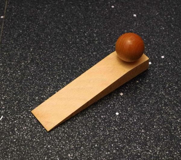 Wooden Door Stop.