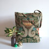 Tote bag or book bag in an unusual vintage Sanderson fabric